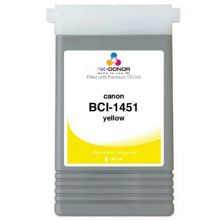 Картридж INK-DONOR  BCI-1451 Yellow Pigment 130 мл для Canon imagePROGRAF W6200/W6400