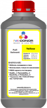 Фул-сольвентные (Full-Solvent) чернила INK-DONOR , жёлтые (Yellow), 1000 мл
