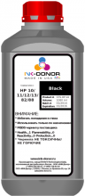 Чернила INK-DONOR  10/11/12/13/82/88 Black для HP DesignJet Series, 1000 мл