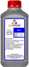 Пигментные чернила INK-DONOR  для Canon PFI-101/301/701, синие (Blue), 1000 мл