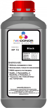  INK-DONOR  72 Black  HP DesignJet T1100/T1100ps/T1120/T1120ps/T1200/T1300/T2300/T610/T620/T770/T790, 1000 