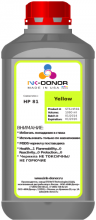 Водорастворимые чернила INK-DONOR  81 Yellow (C4933A) для HP DesignJet 5000/5500, 1000 мл