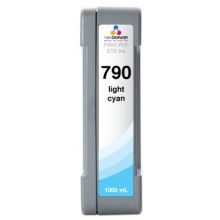 Картридж INK-DONOR  790 Light Cyan Low Solvent 1000 мл для HP DesignJet 9000s/10000