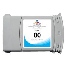 Картридж INK-DONOR  80 Cyan (C4846A) Dye 350 мл для HP DesignJet 1050