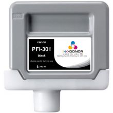 Картридж INK-DONOR  PFI-301 Black Pigment 330 мл для Canon imagePROGRAF 8000/8000S/9000/9000S
