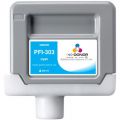 Картридж INK-DONOR PFI-303 Cyan Dye 330 мл для Canon imagePROGRAF 810/810 Pro/815/820/820 Pro/825/825 MFP